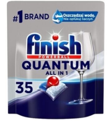 Tabletes trauku mazgāšanas automātiem FINISH Quantum, 35gab
